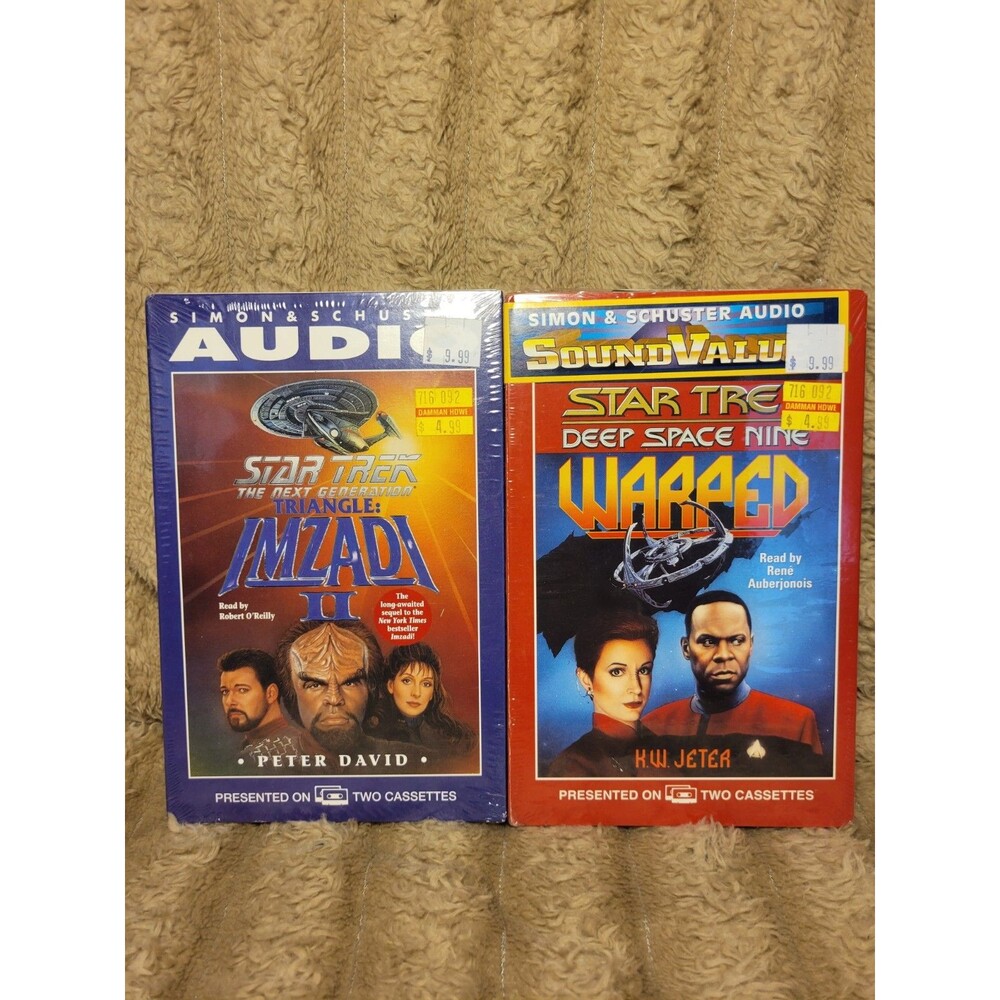 New Star Trek Cassette Tape Warped Imazadi Deep Space Next Generation Triangle